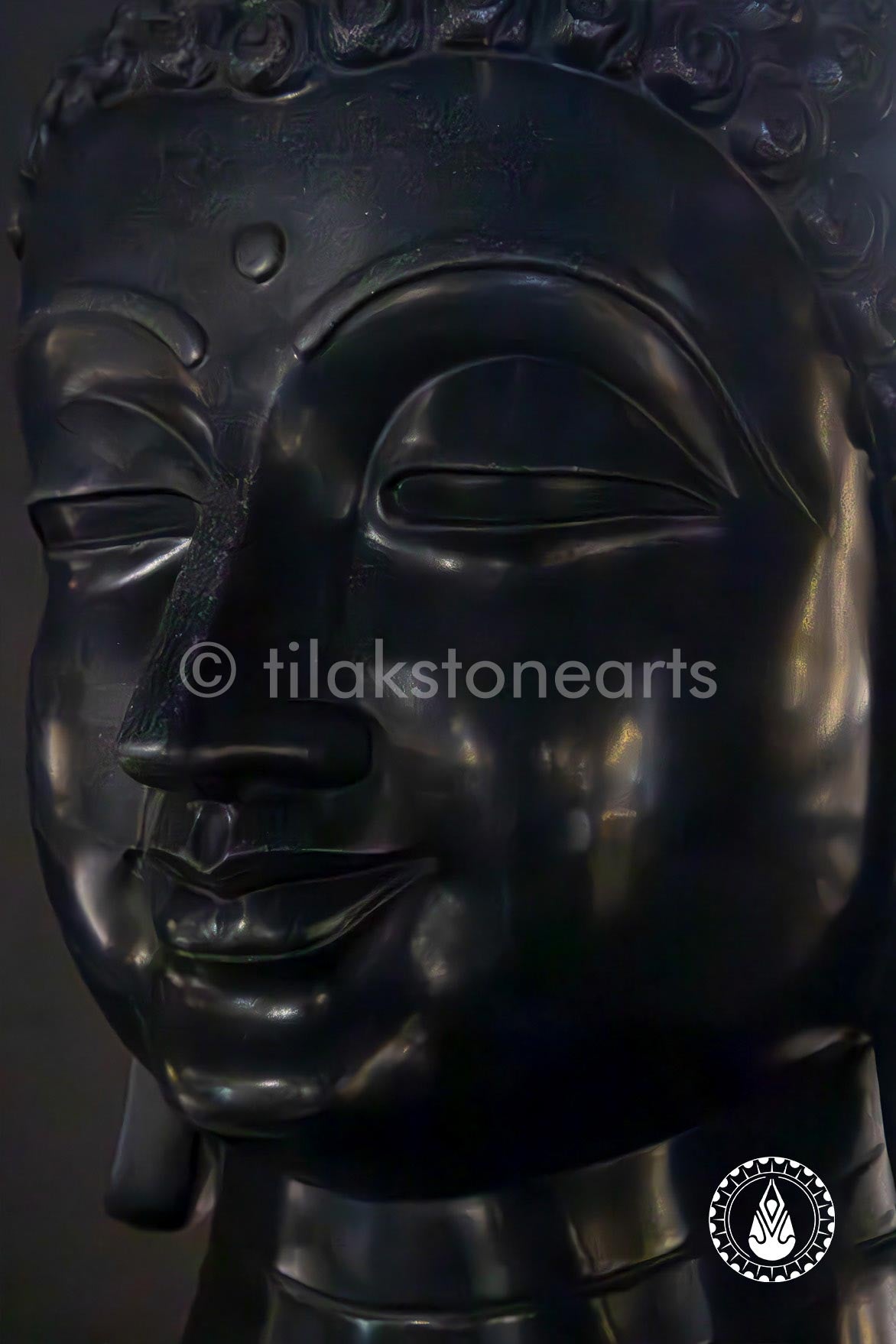 Buddha Ji 18" | Mid Night Black Stone