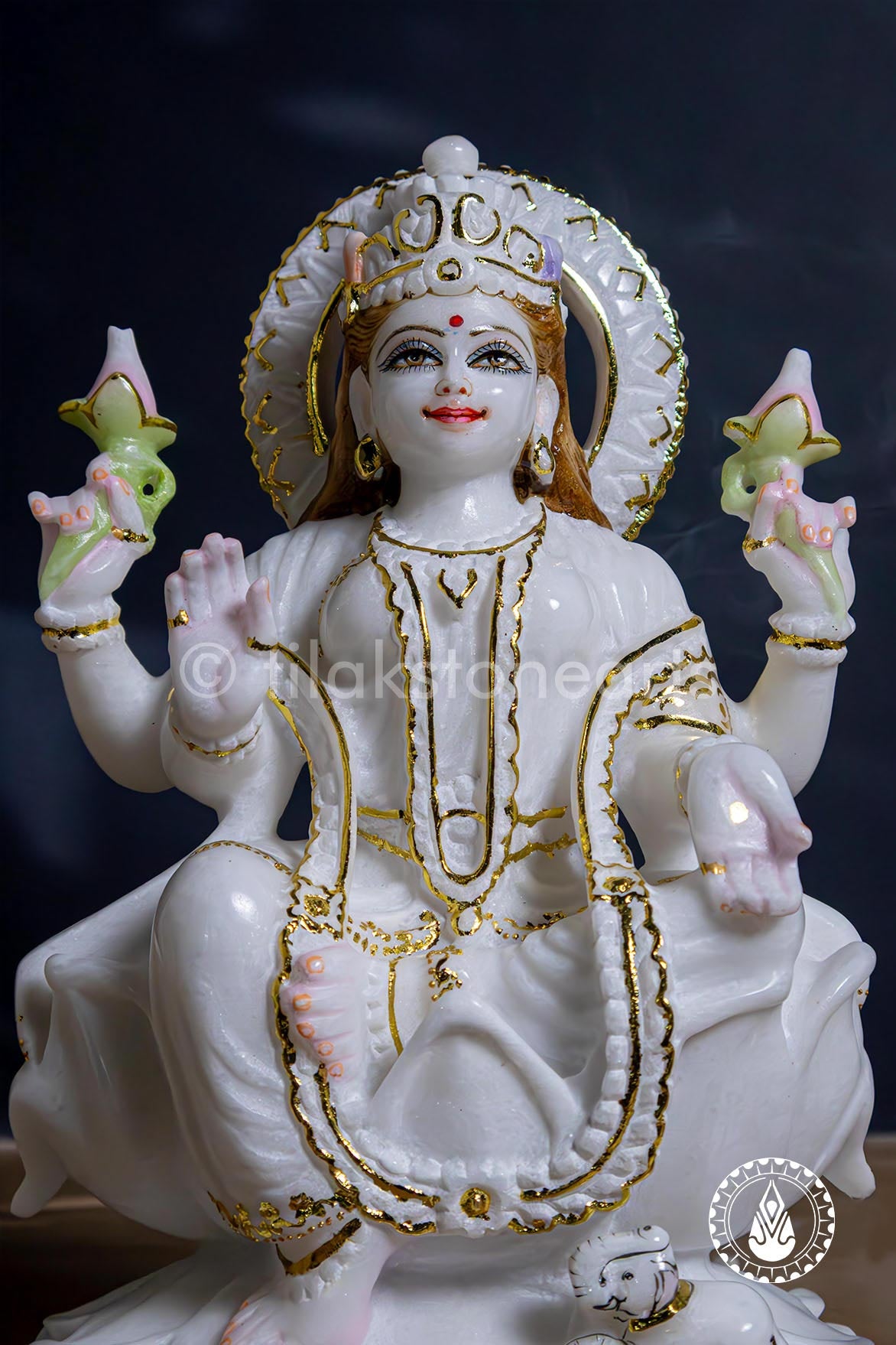 Laxmi Maa 12" | Swiss White (Imported)