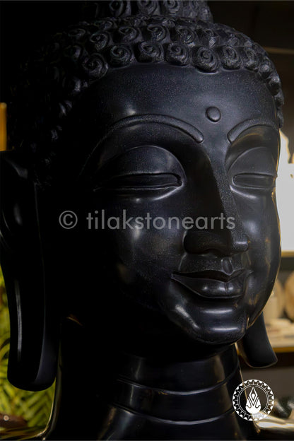 Buddha Ji 18" | Mid Night Black Stone