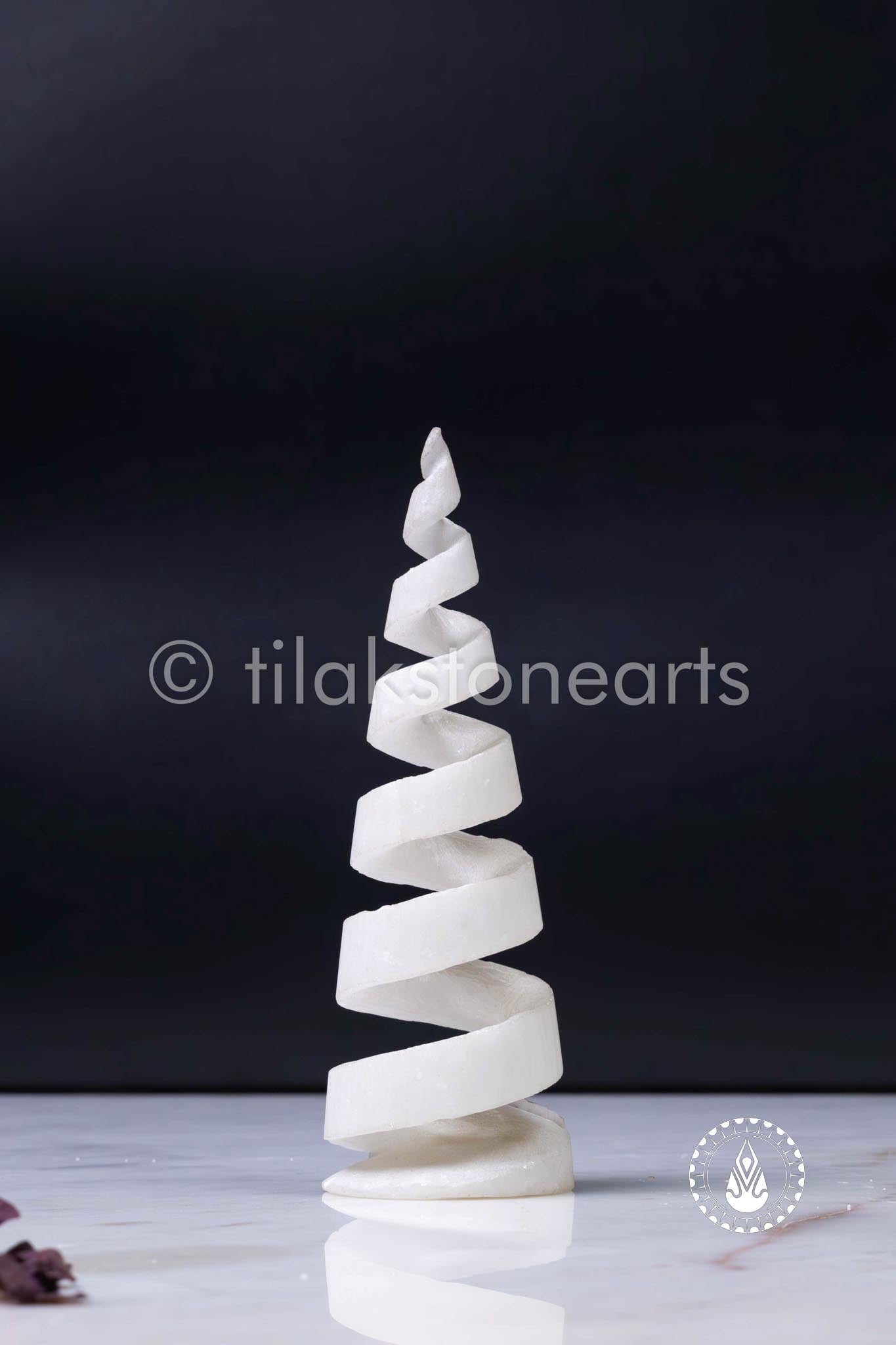 The Spiral Cone 7" | Swiss White (Imported)