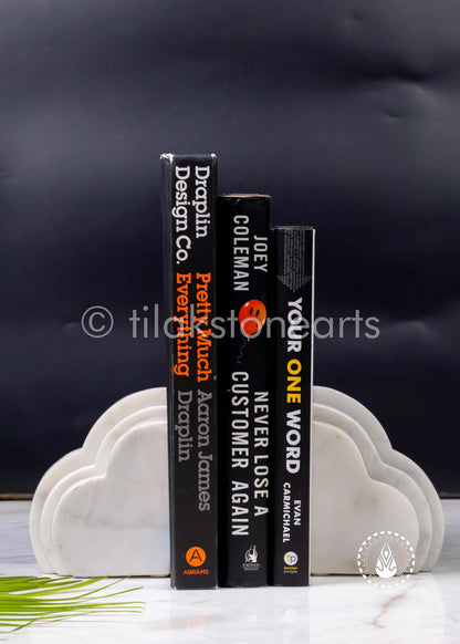 Bookend Carrara 5" | Wonder White