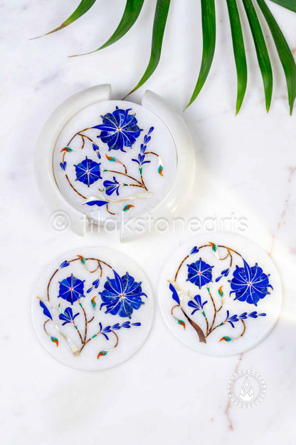 Coasters 5" | Inlay Stones
