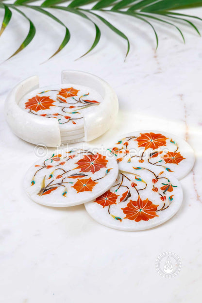 Coasters 5" | Inlay Stones