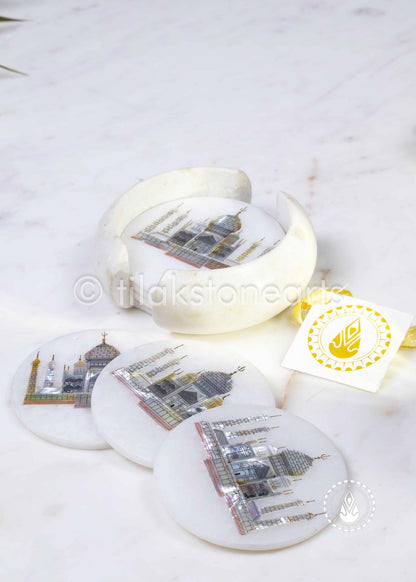 Coasters 5" | Inlay Stones