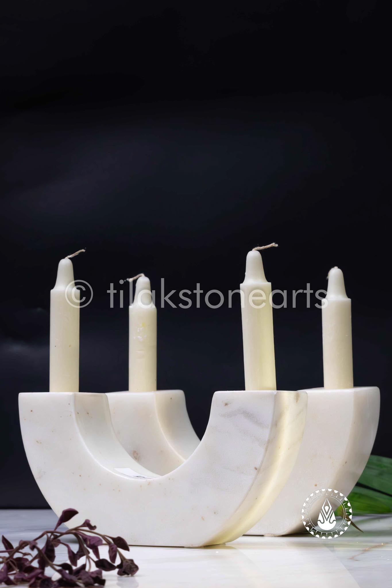 Candle Stand 4" | Wonder White