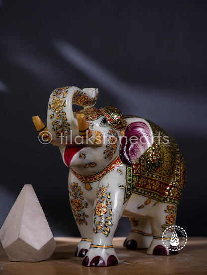 Elephant 12" | Wonder White