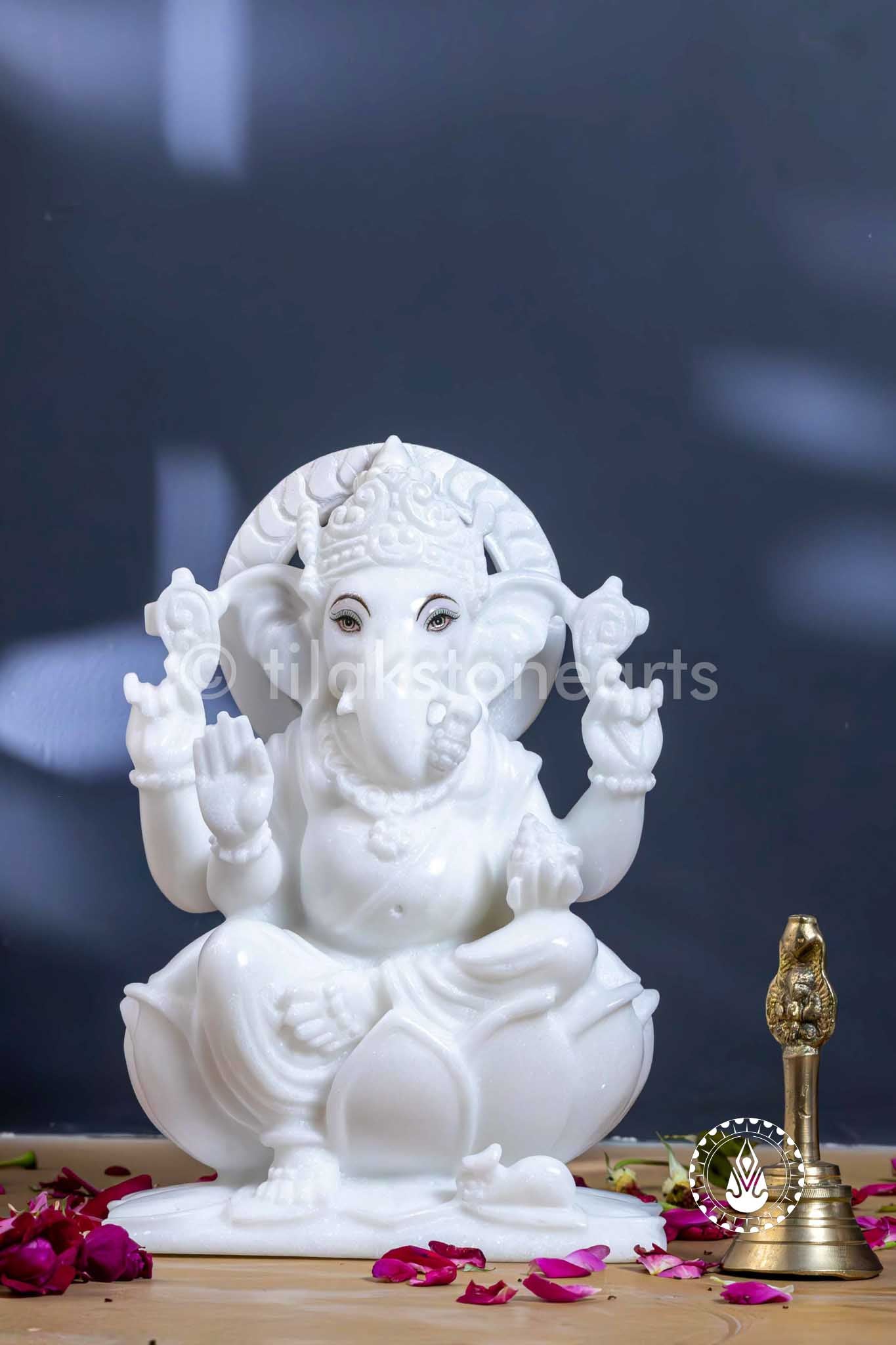 Ganesha 9" | Makrana Super White