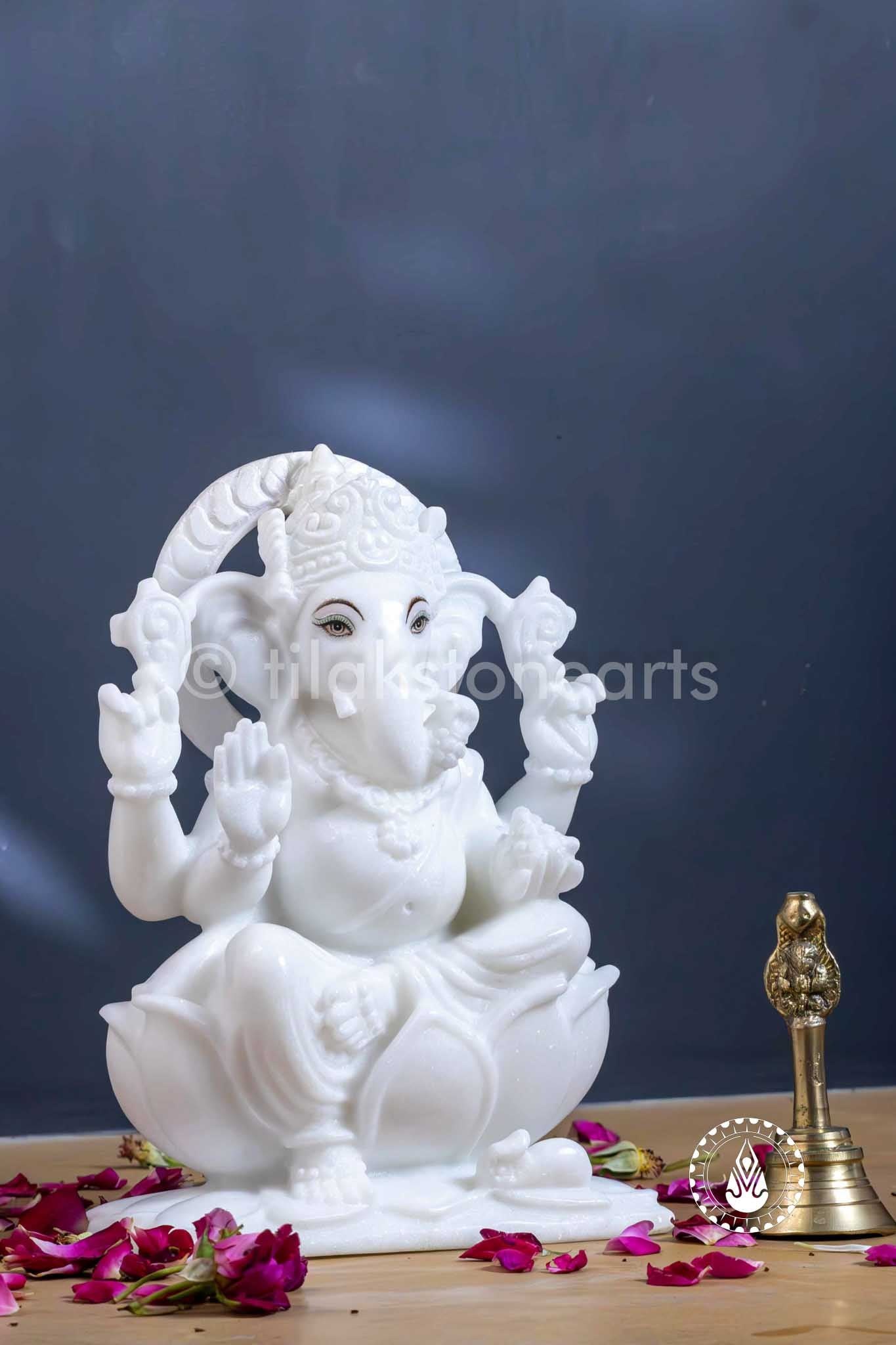 Ganesha 9" | Makrana Super White