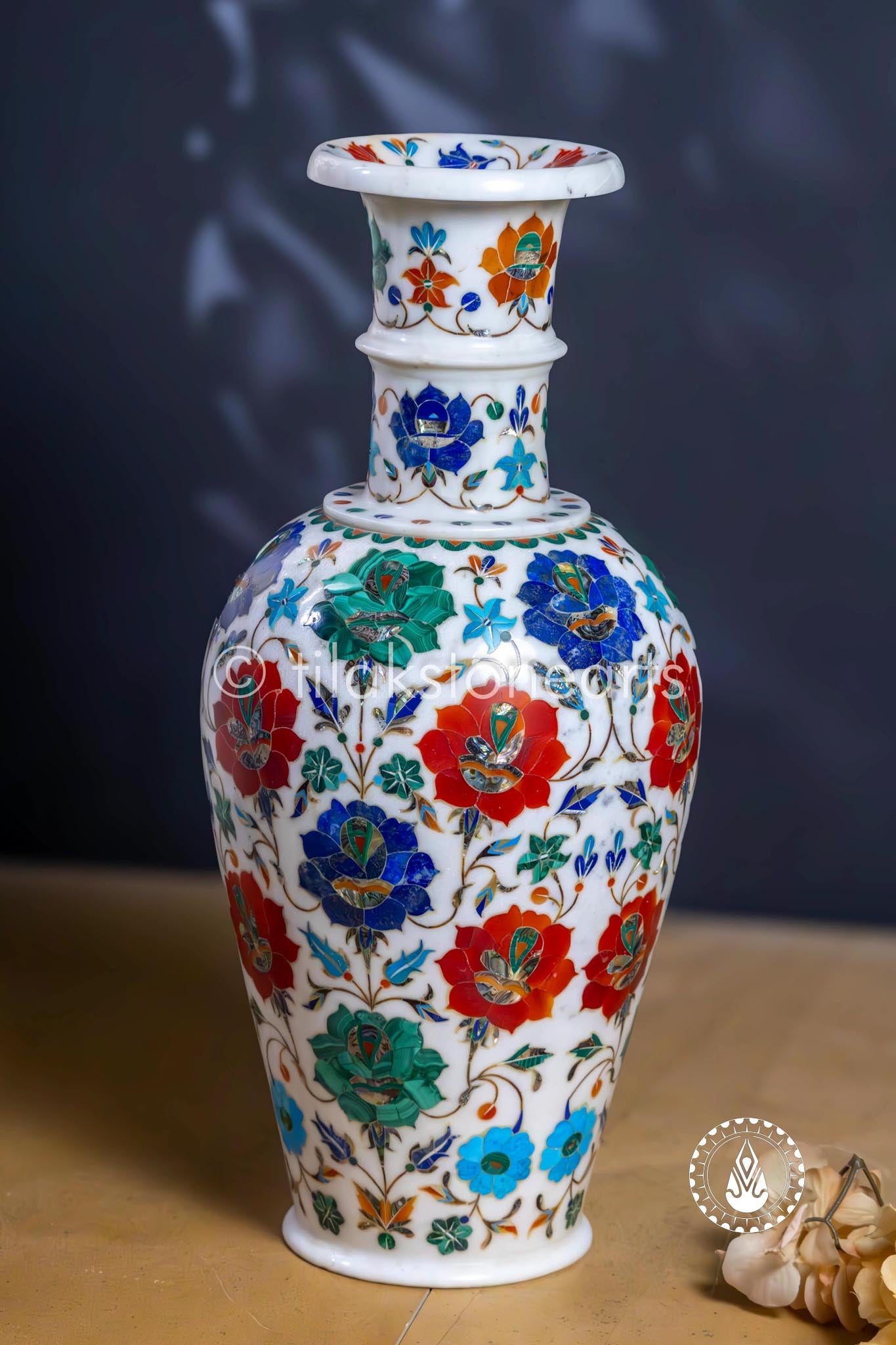 Flower Pot 18" | Inlay