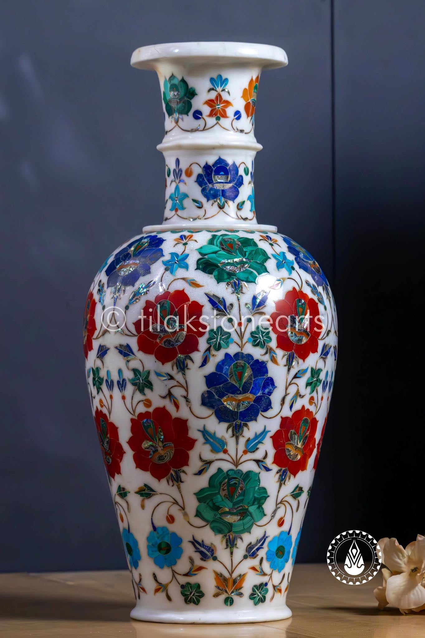 Flower Pot 18" | Inlay