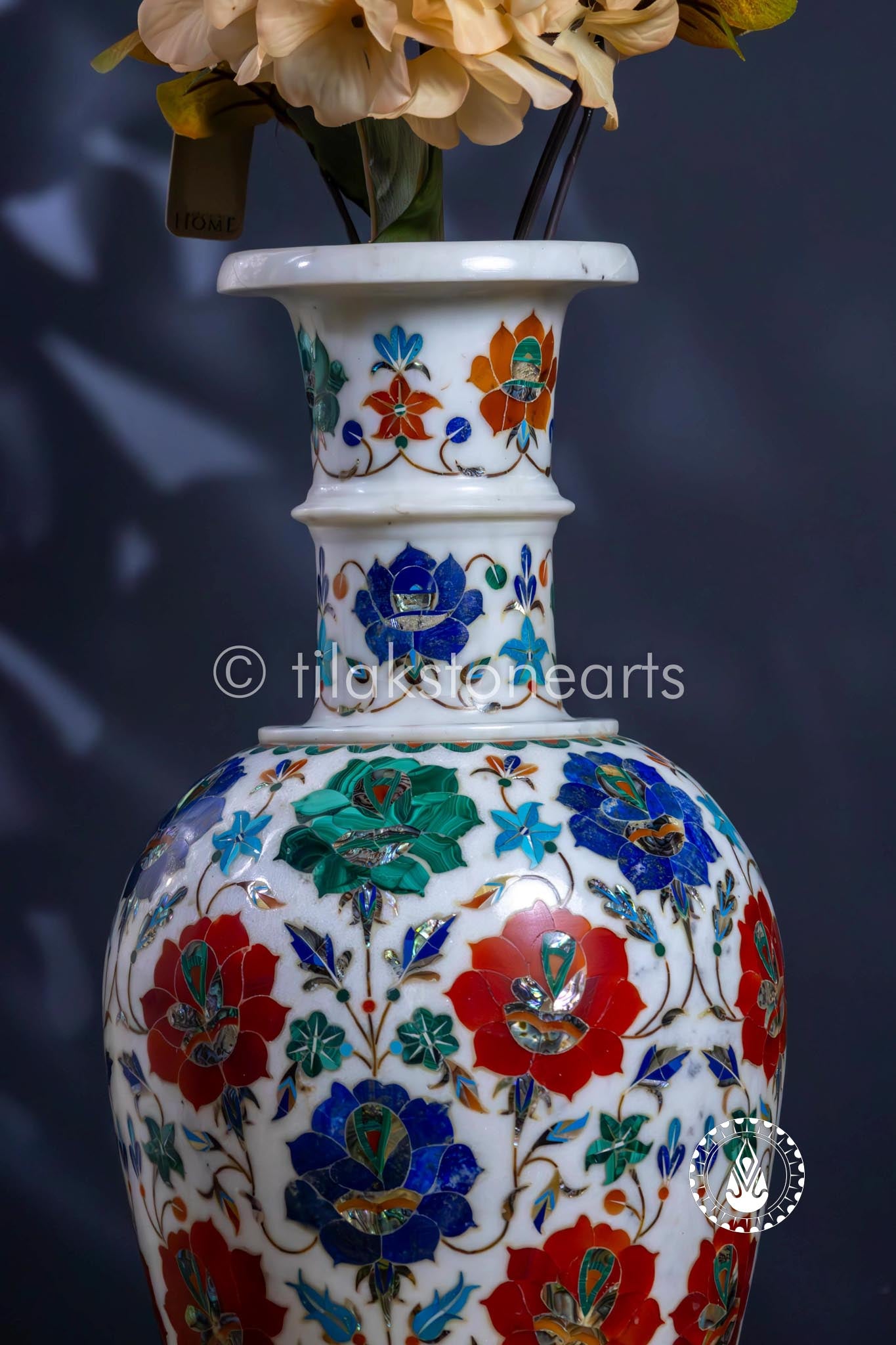 Flower Pot 18" | Inlay