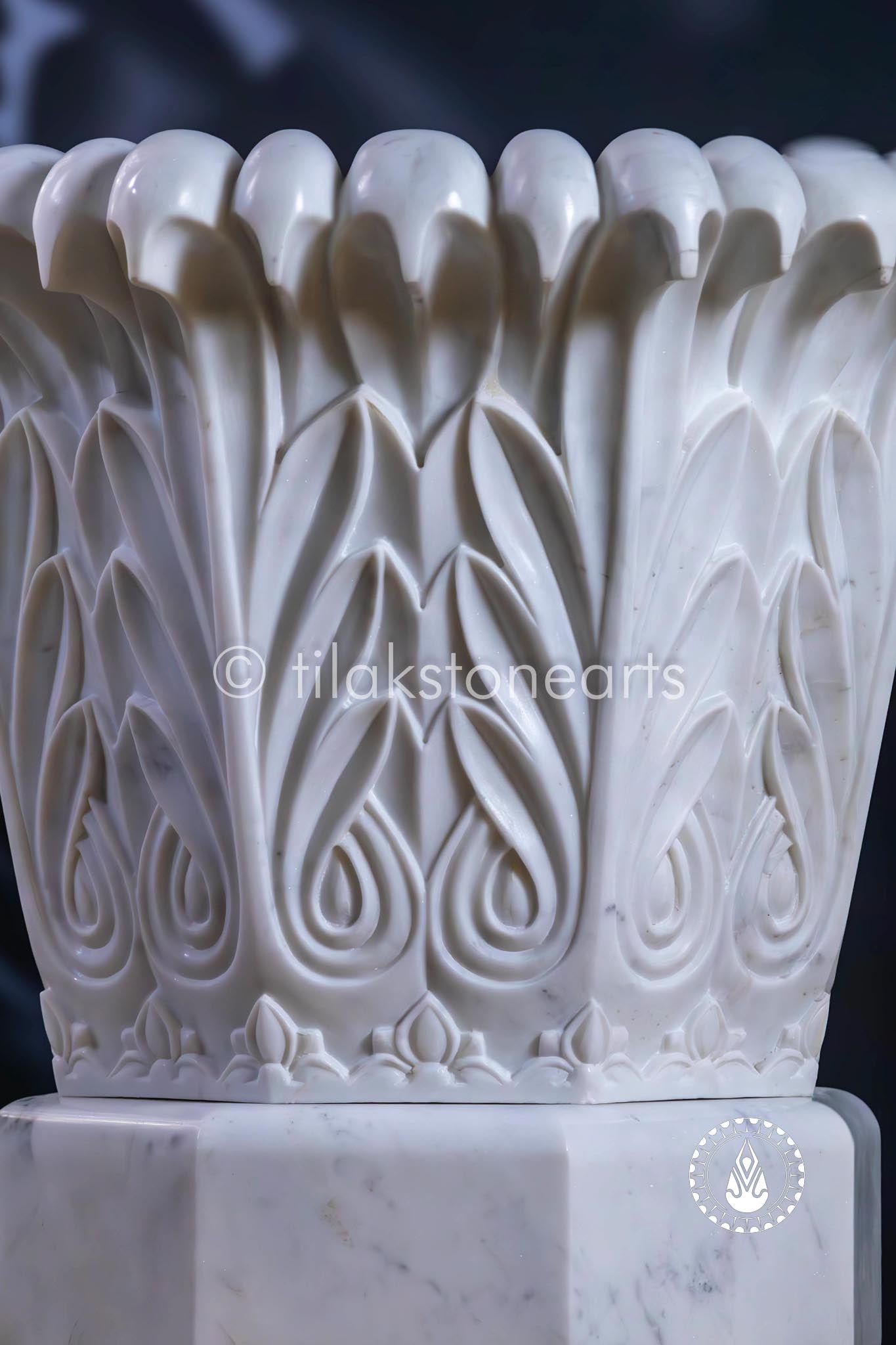 Flower Pot 18" | Wonder White