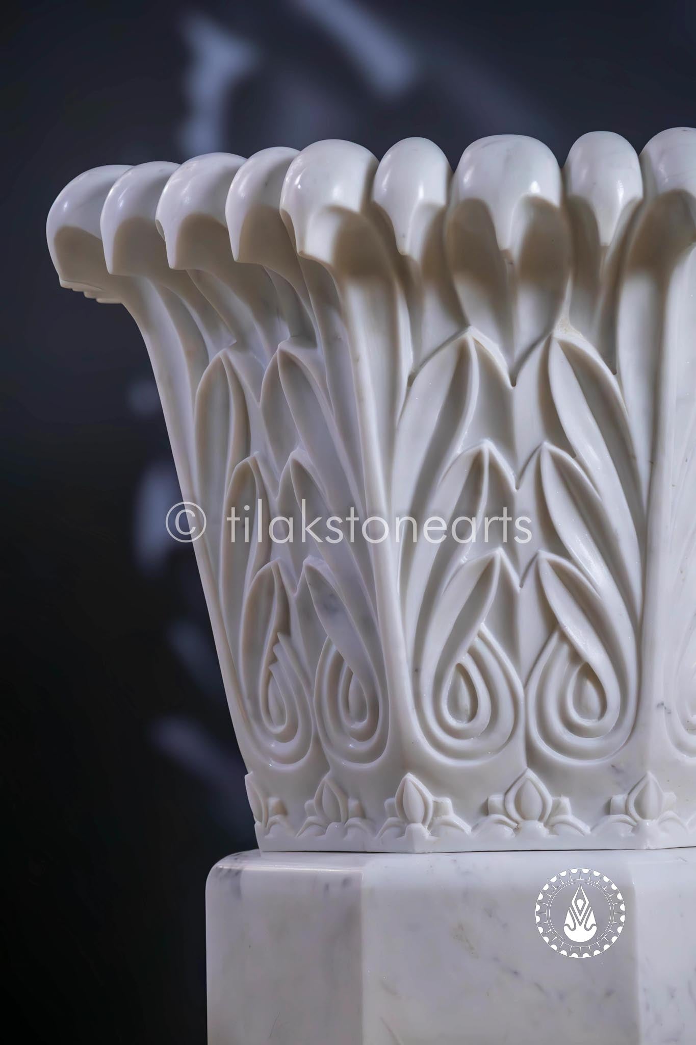Flower Pot 18" | Wonder White
