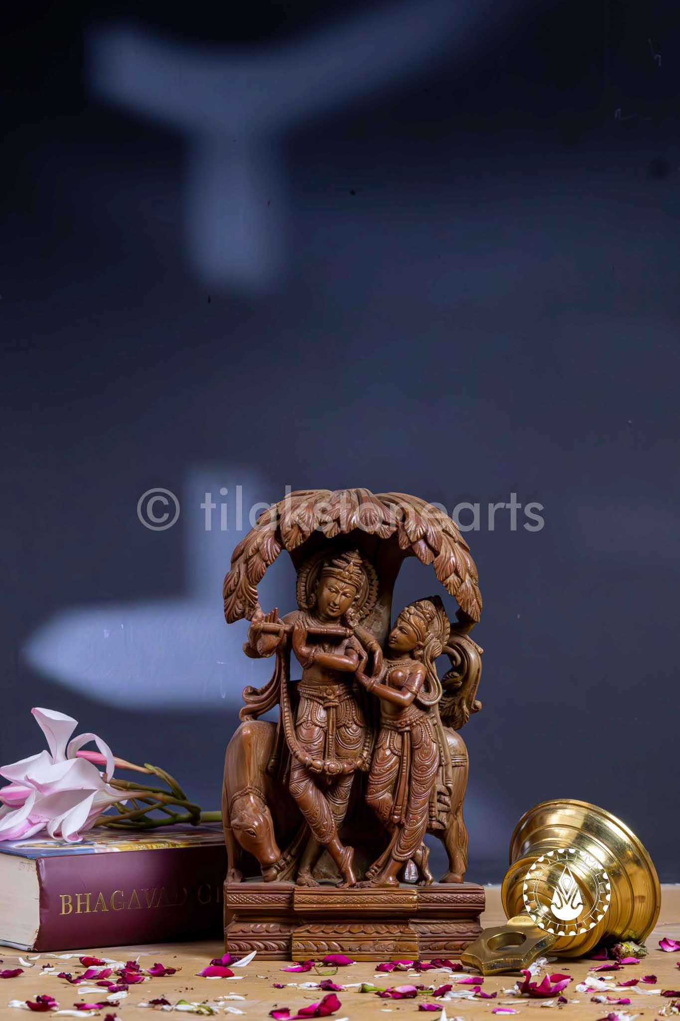 Radha Krishna Jugal Jodi 9" | Oakwood Stone