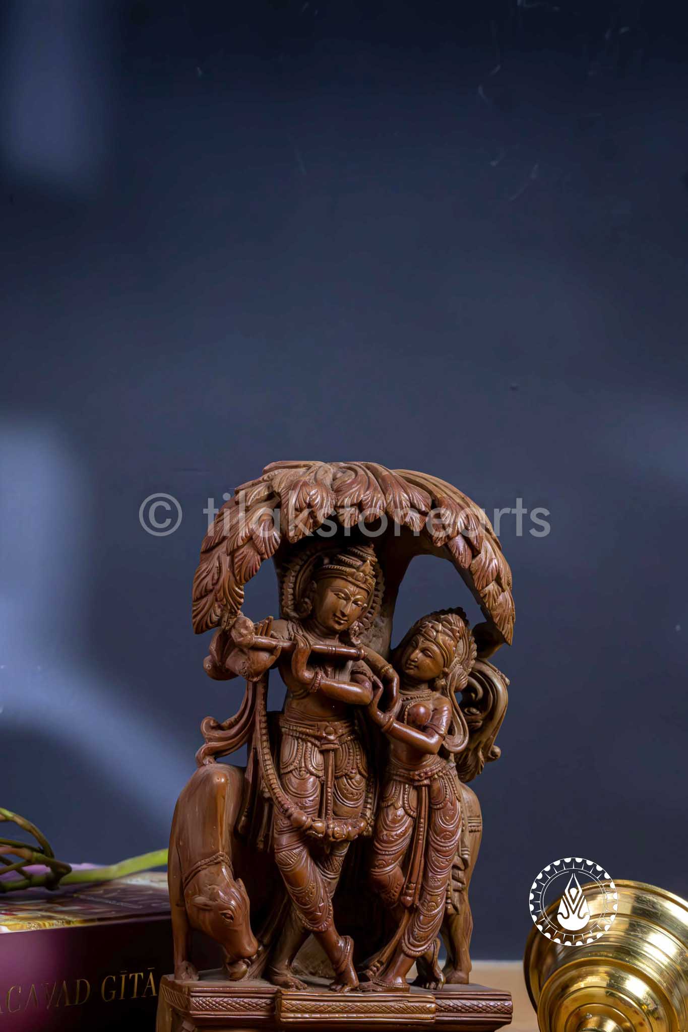 Radha Krishna Jugal Jodi 9" | Oakwood Stone