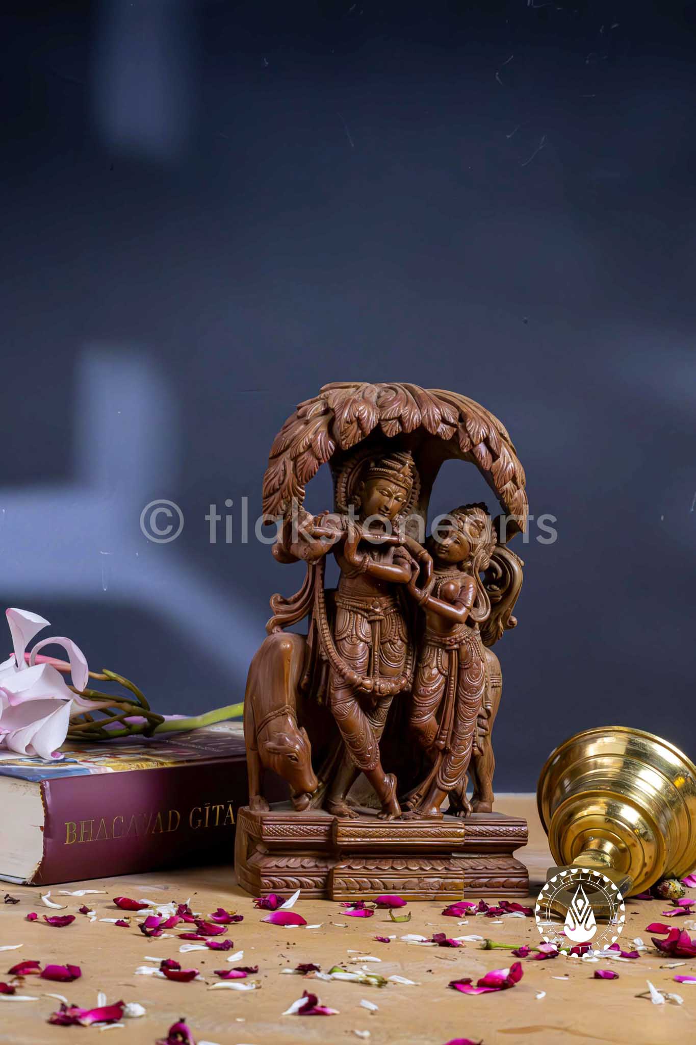 Radha Krishna Jugal Jodi 9" | Oakwood Stone