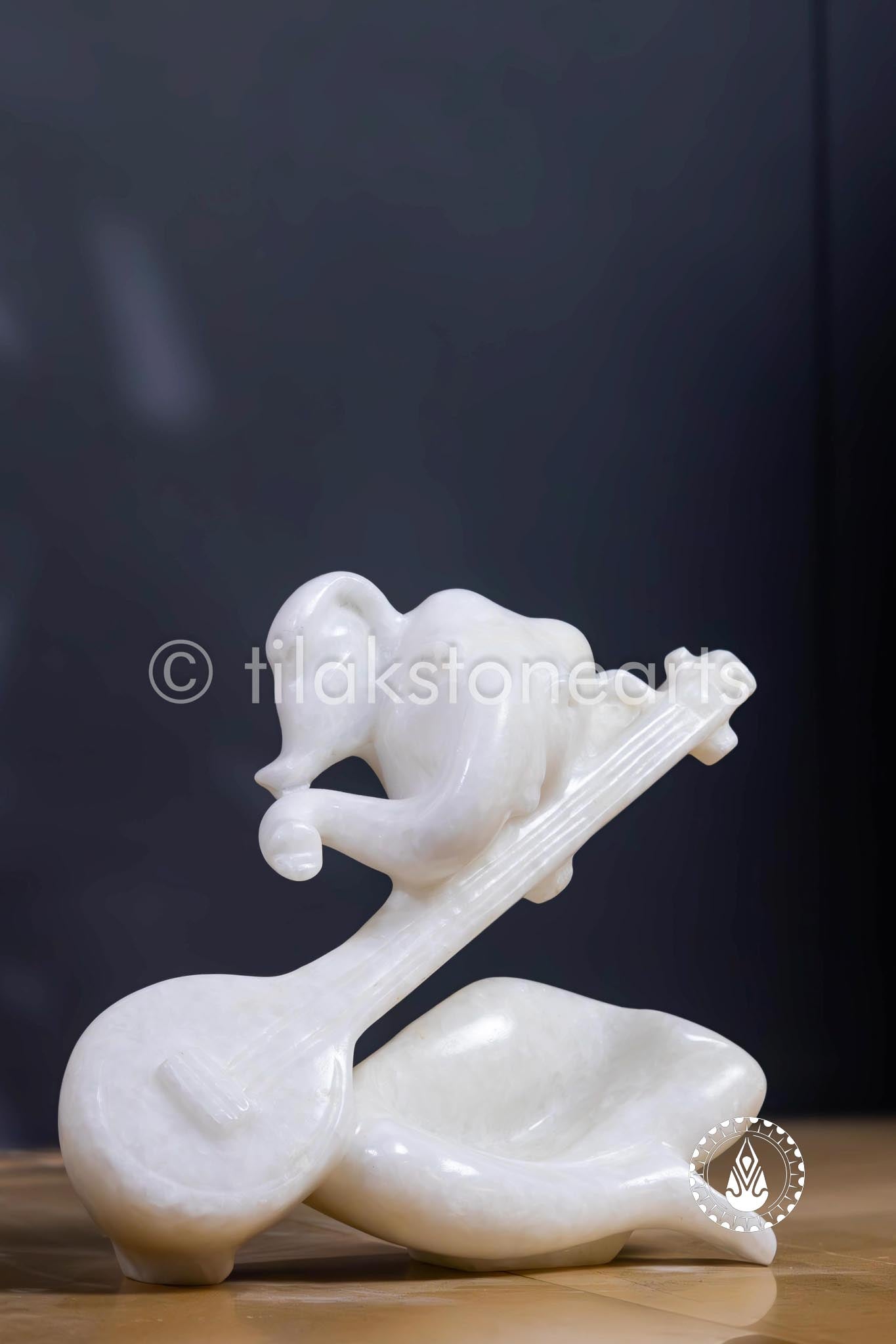 Ganesha's Melody 8" | Wonder White