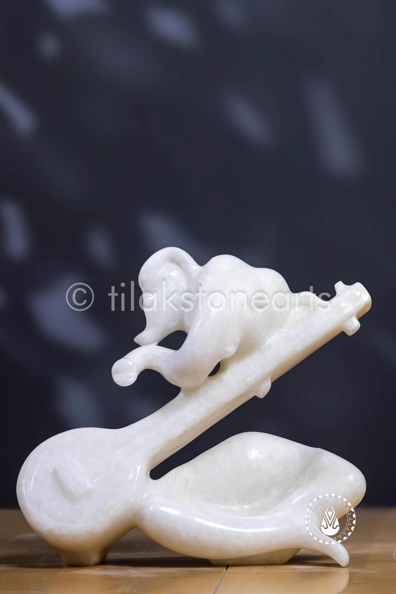 Ganesha's Melody 8" | Wonder White