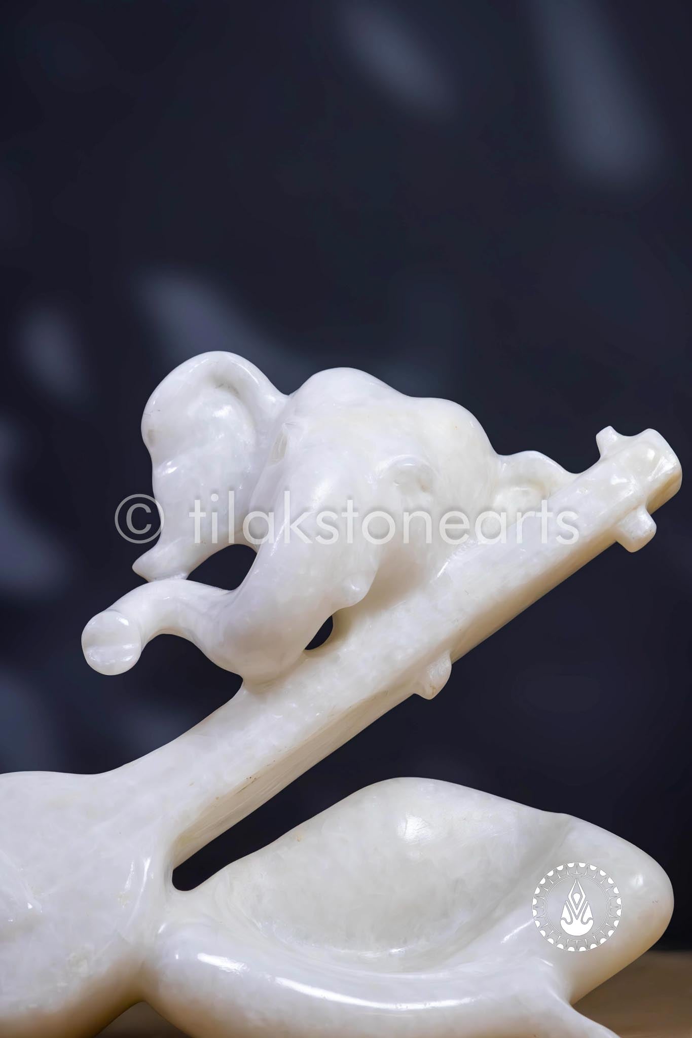 Ganesha's Melody 8" | Wonder White