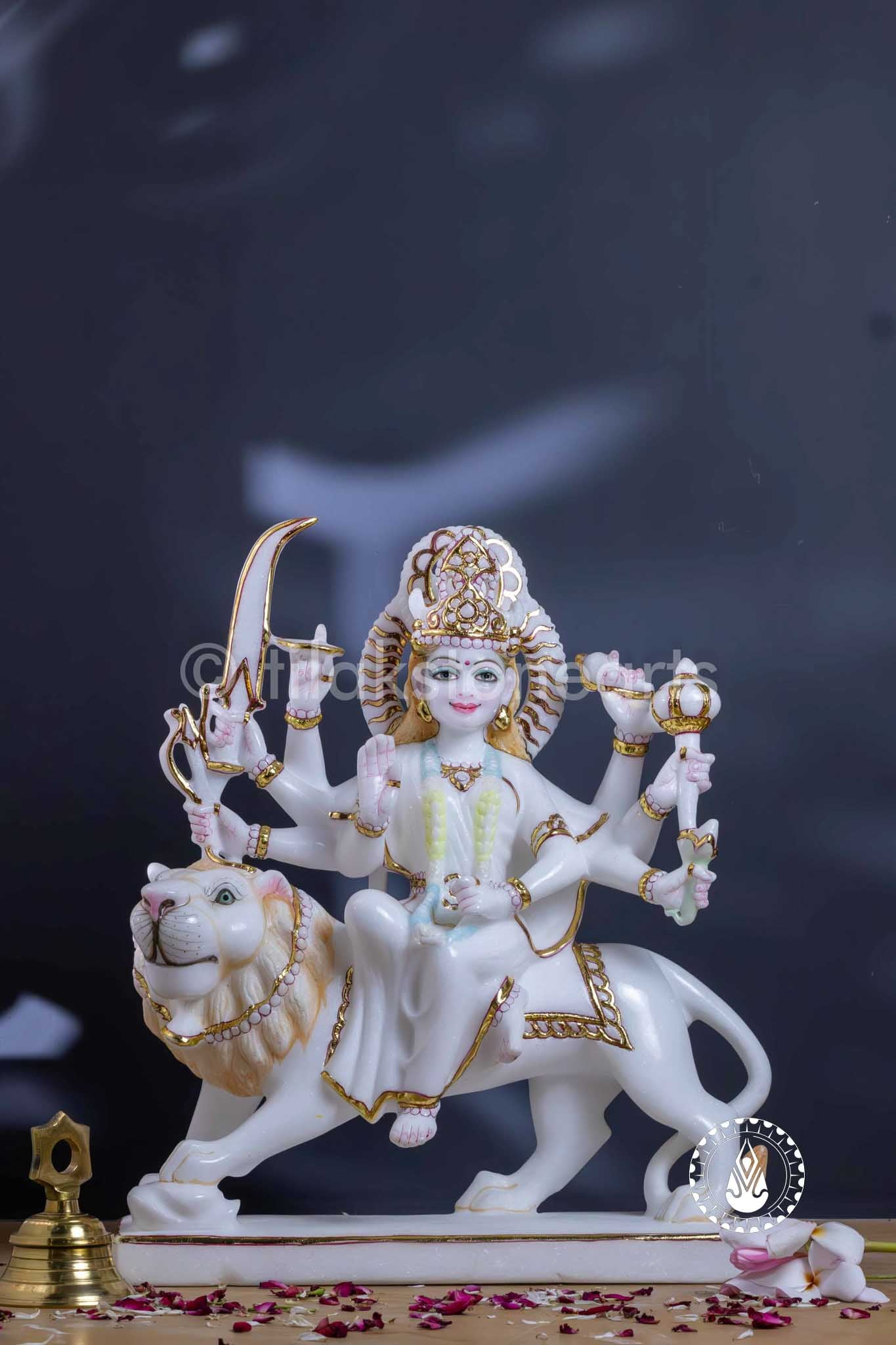 Durga Maa 15" | Swiss White (Imported)