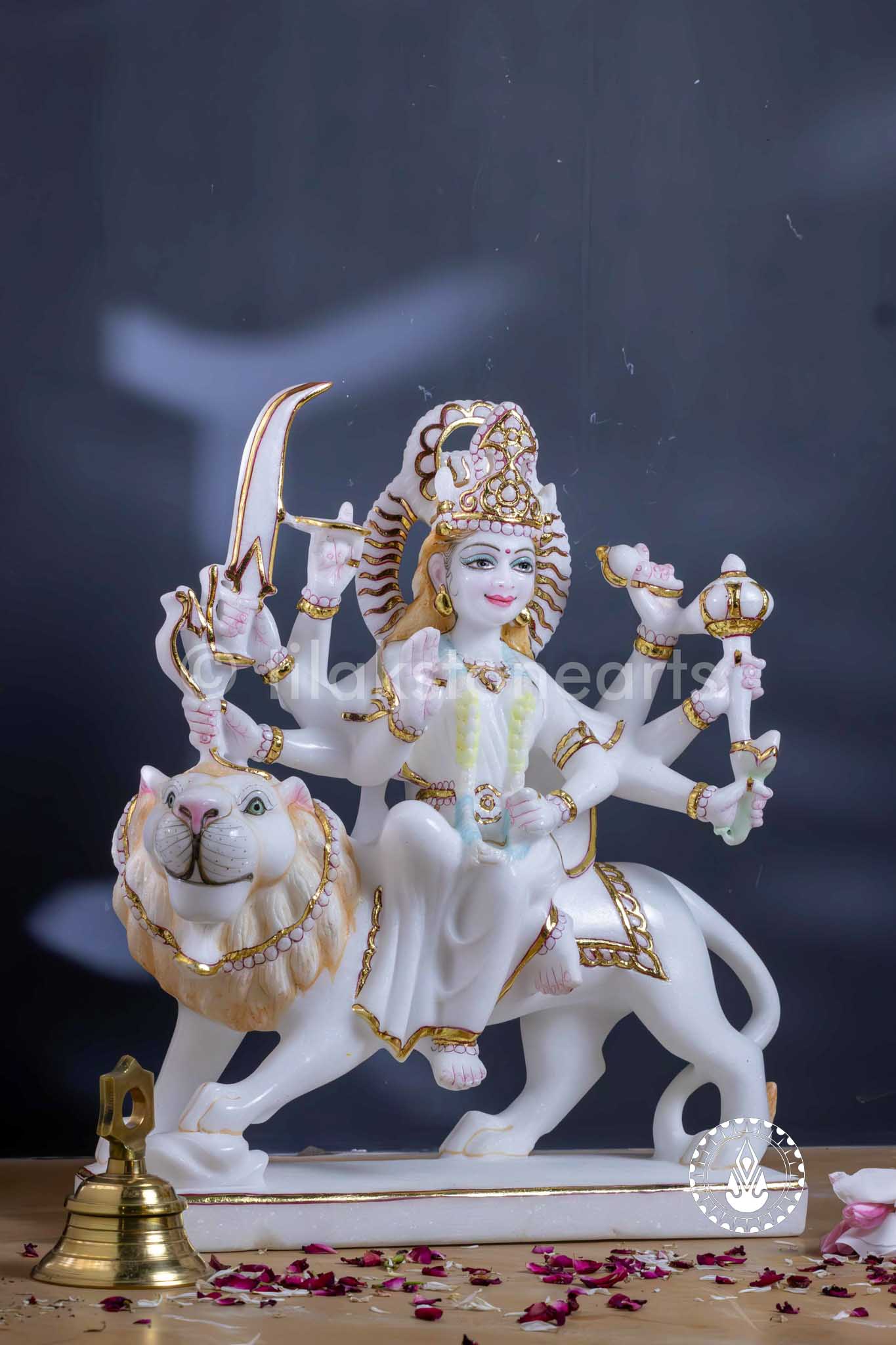 Durga Maa 15" | Swiss White (Imported)