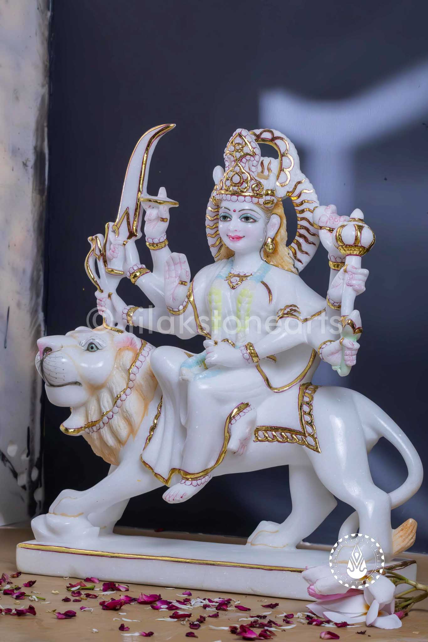 Durga Maa 15" | Swiss White (Imported)