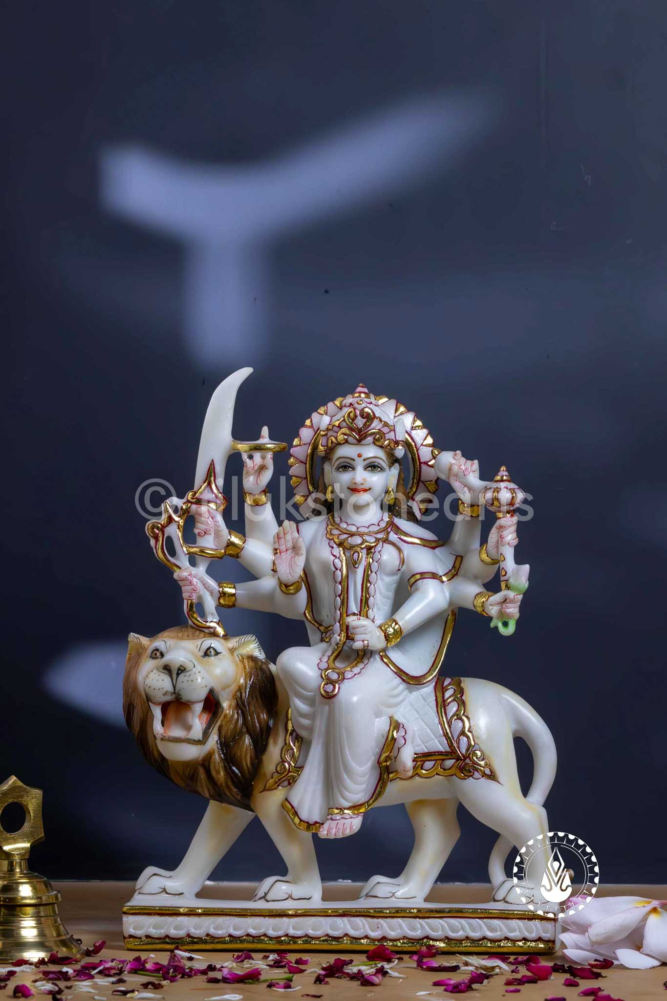 Durga Maa 12" | Swiss White (Imported)