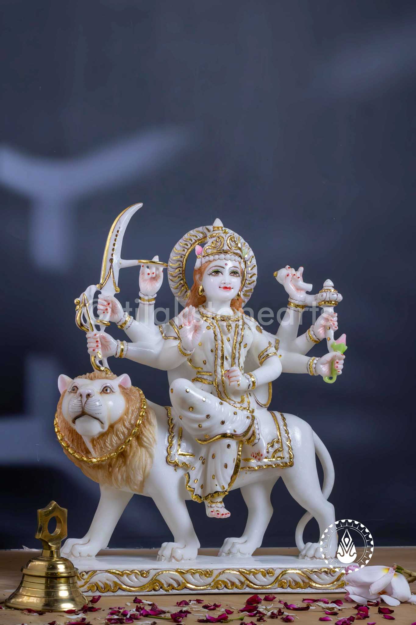 Durga Maa 15" | Swiss White (Imported)