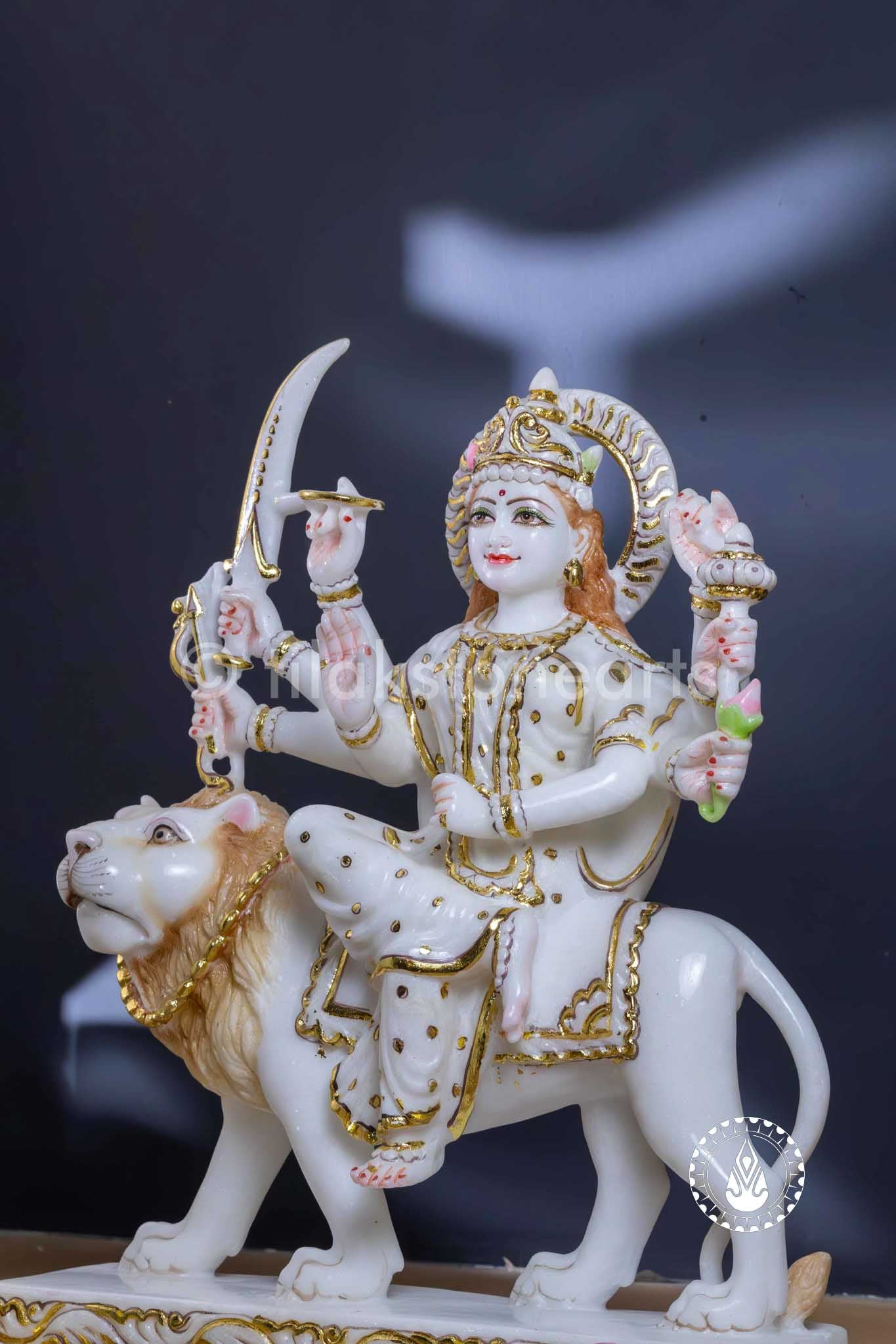 Durga Maa 15" | Swiss White (Imported)