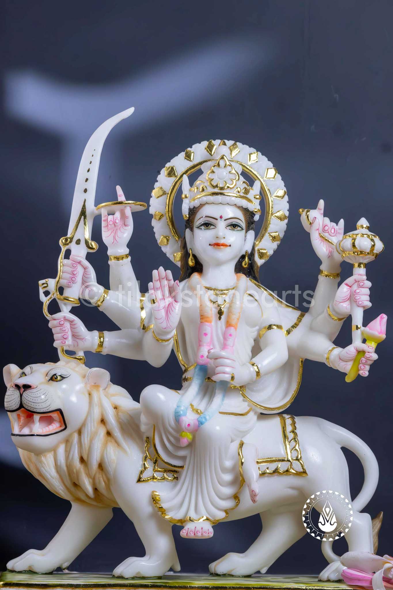 Durga Maa 15" | Swiss White (Imported)