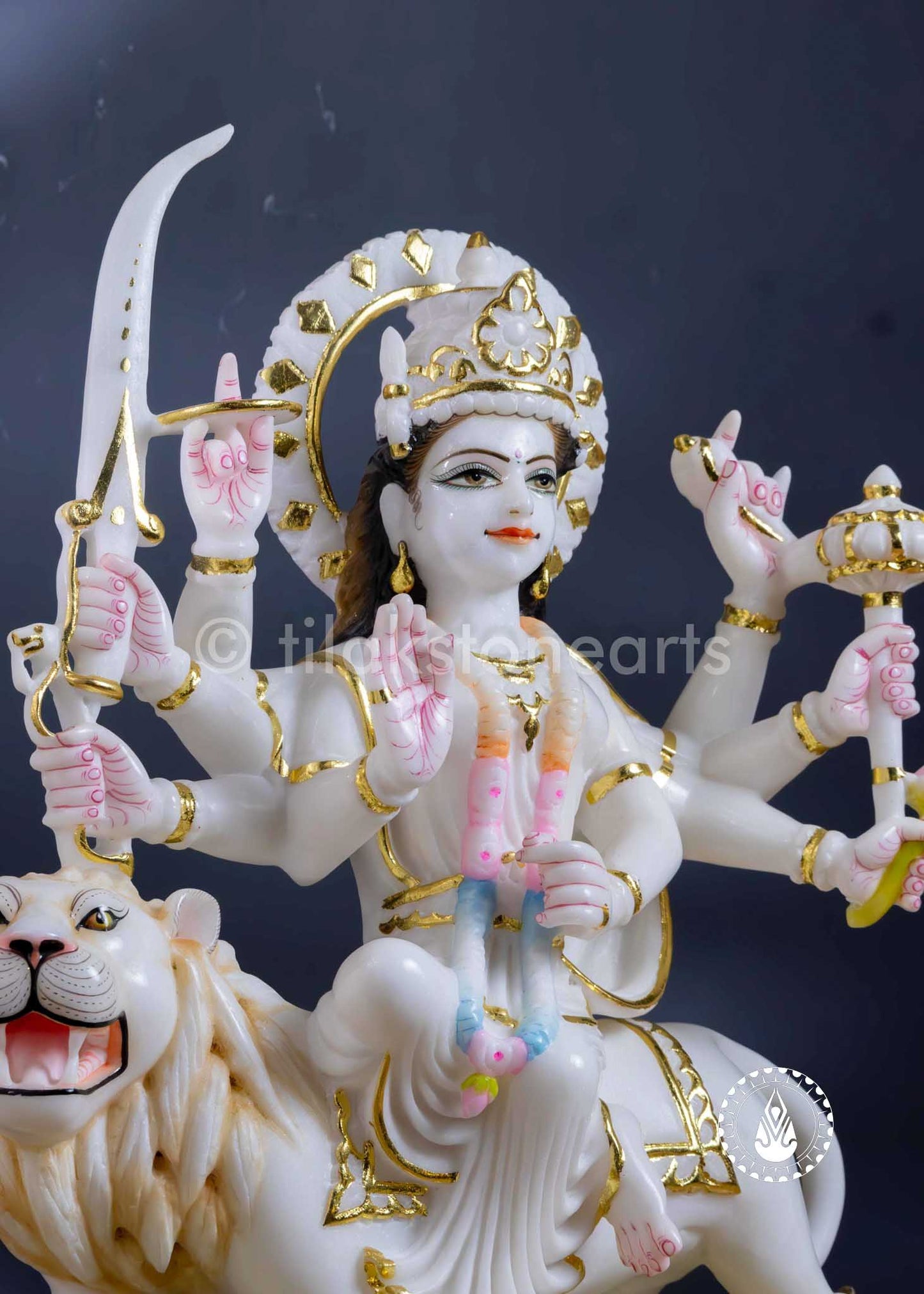 Durga Maa 15" | Swiss White (Imported)
