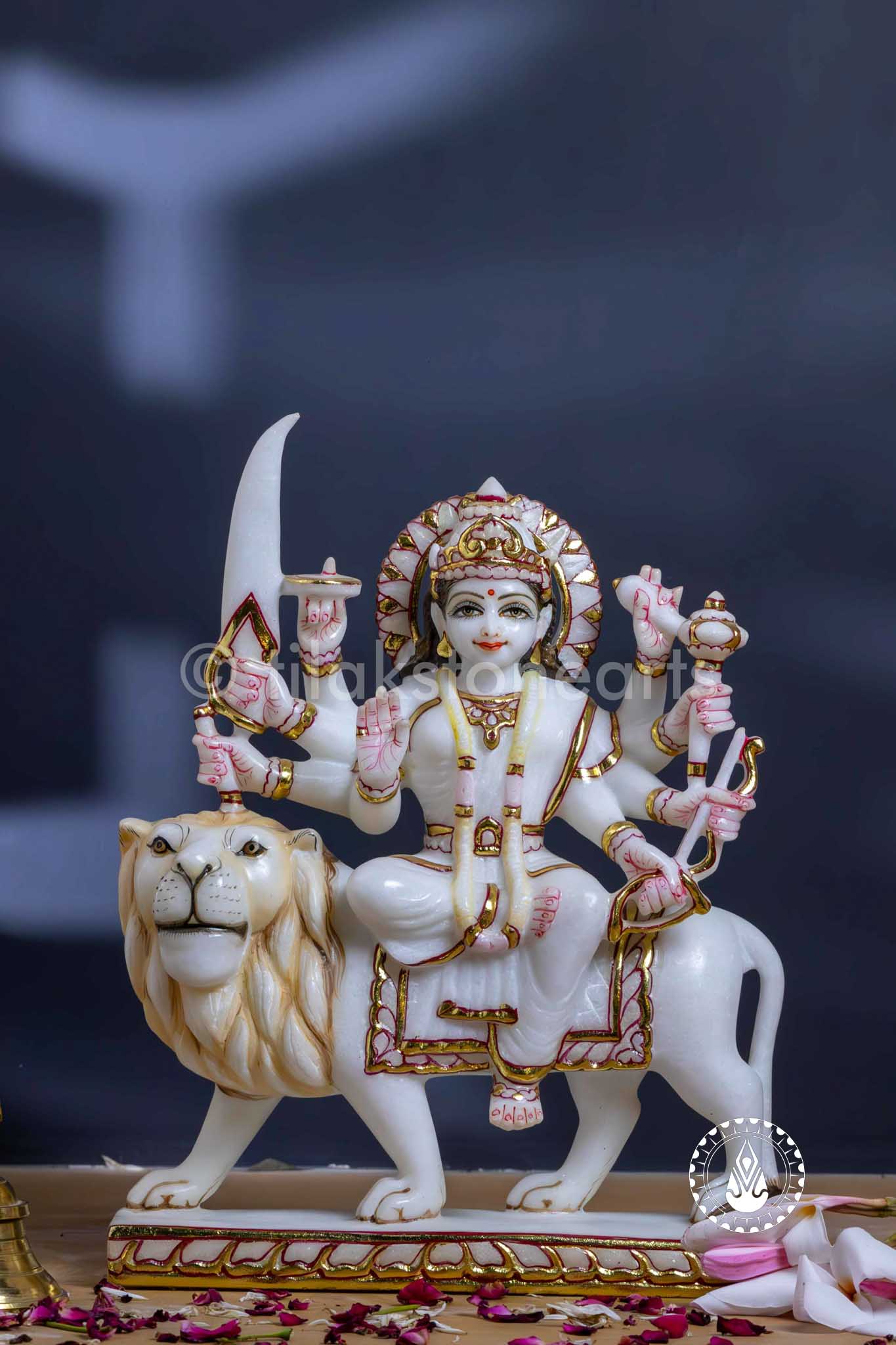 Durga Maa 12" | Swiss White (Imported)
