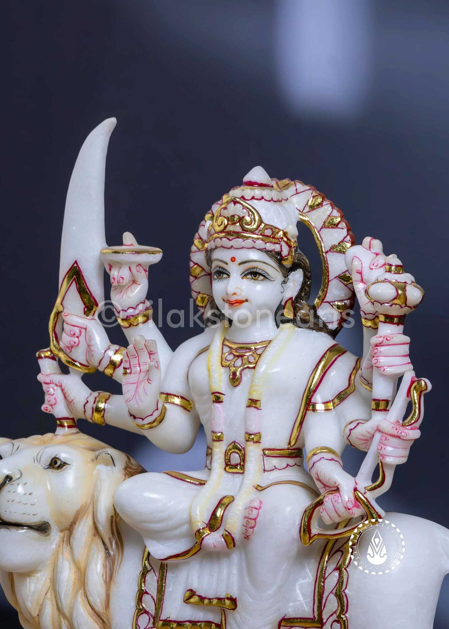 Durga Maa 12" | Swiss White (Imported)