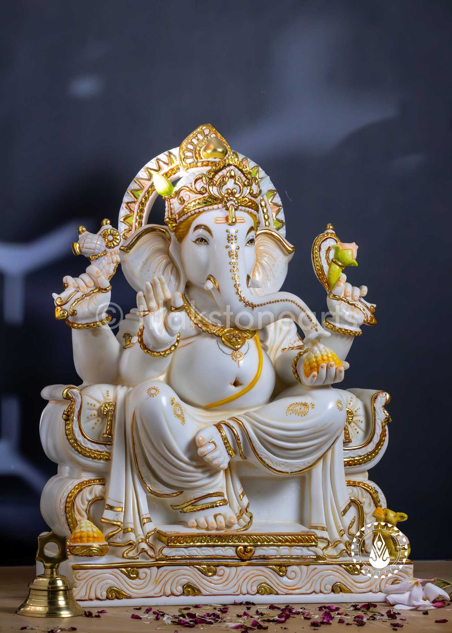 Ganesha 24" | Cultured Marble