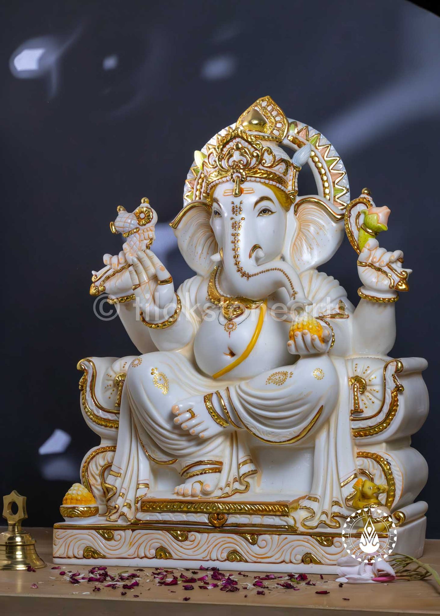 Ganesha 24" | Cultured Marble