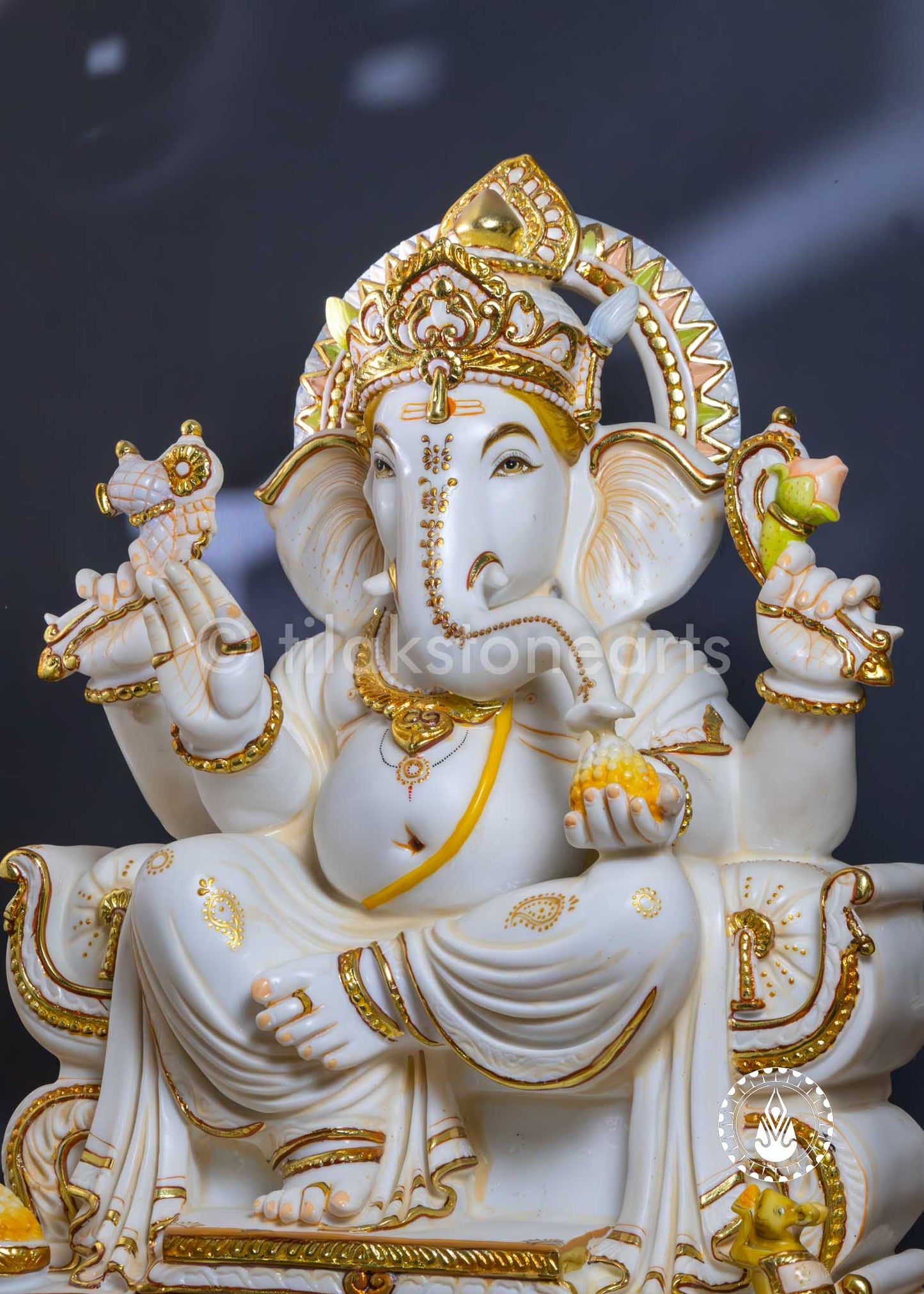 Ganesha 24" | Cultured Marble