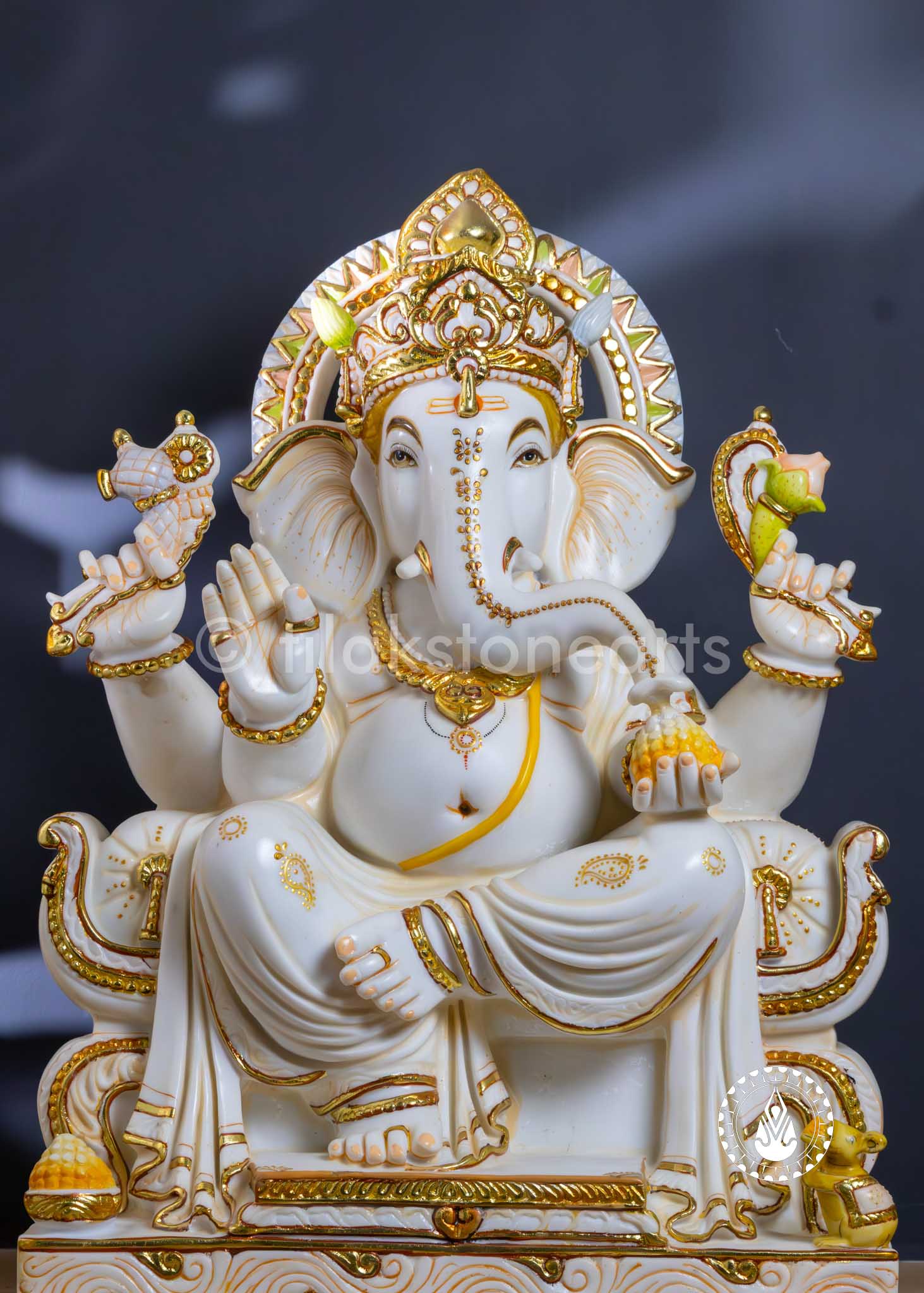 Ganesha 24" | Cultured Marble