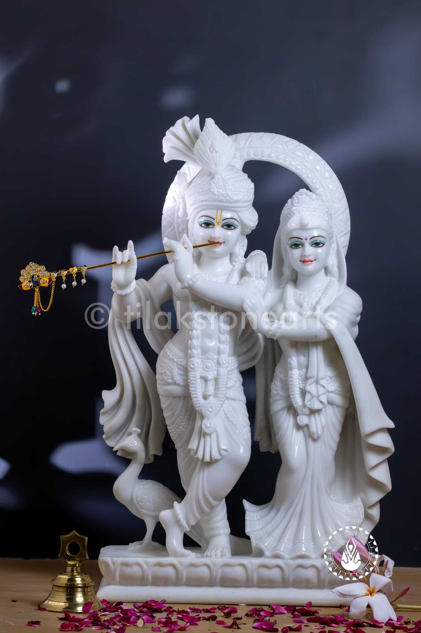 Radha Krishna Jugal Jodi 24" | Makrana Super White
