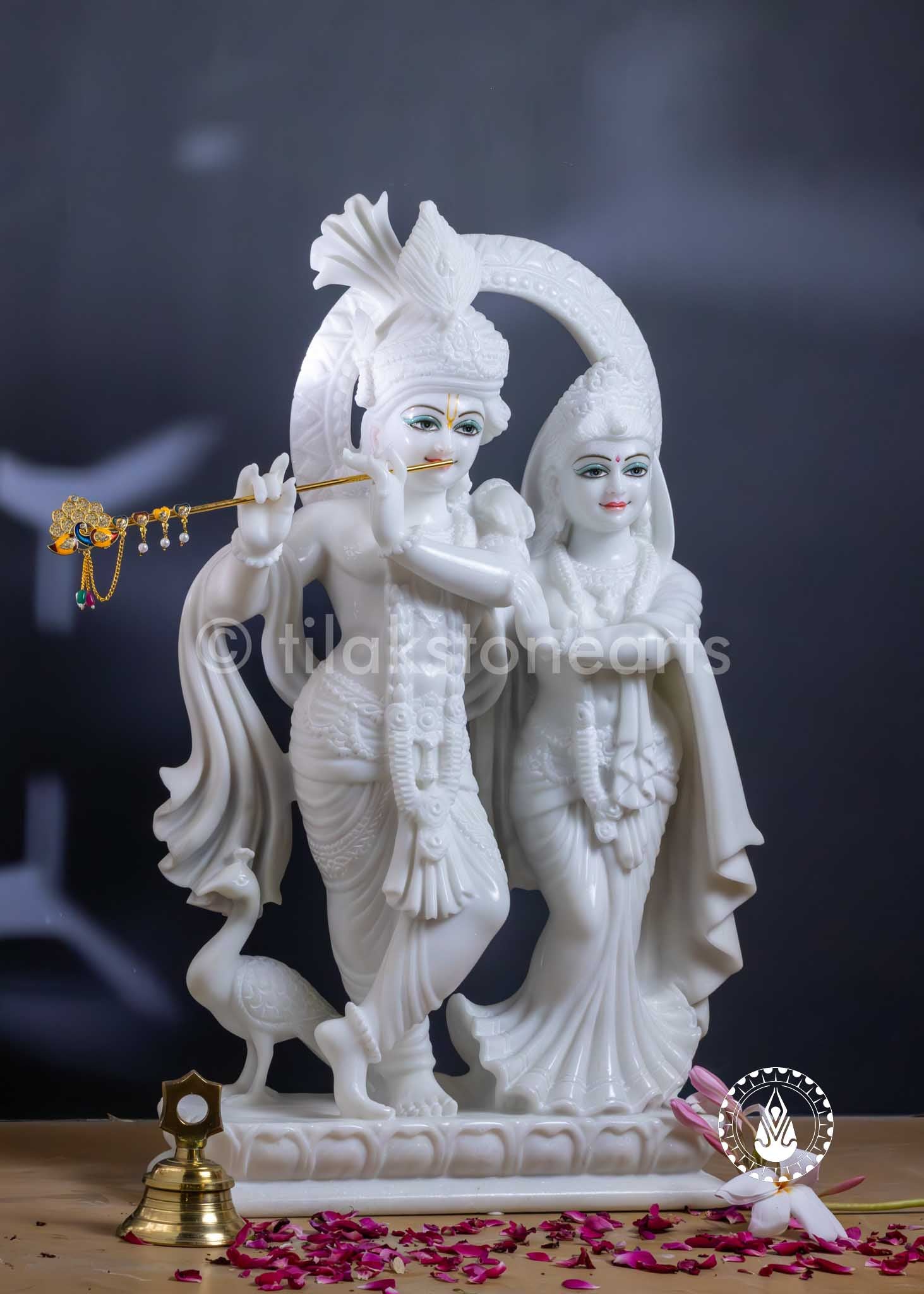 Radha Krishna Jugal Jodi 24" | Makrana Super White
