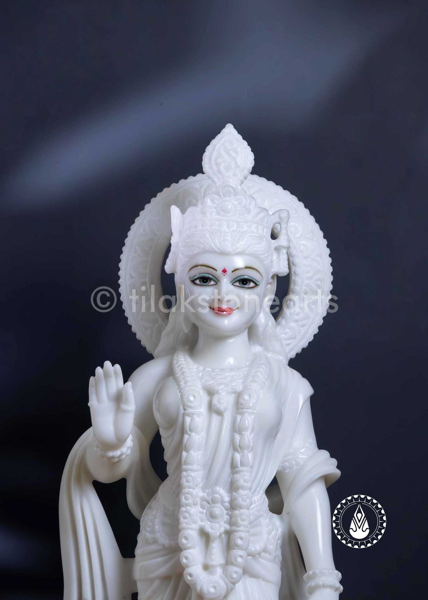 Radha Krishna 24" | Swiss White (Imported)