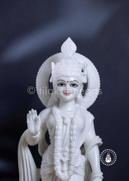 Radha Krishna 24" | Swiss White (Imported)