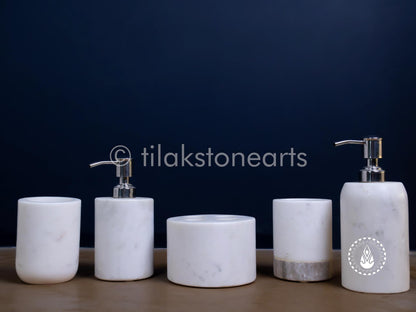 Bathroom Sets 8" | Indian White