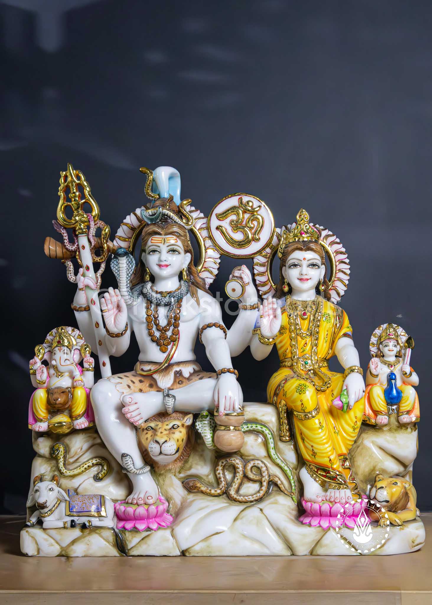 Shiv Parivaar 21" | Swiss White (Imported)