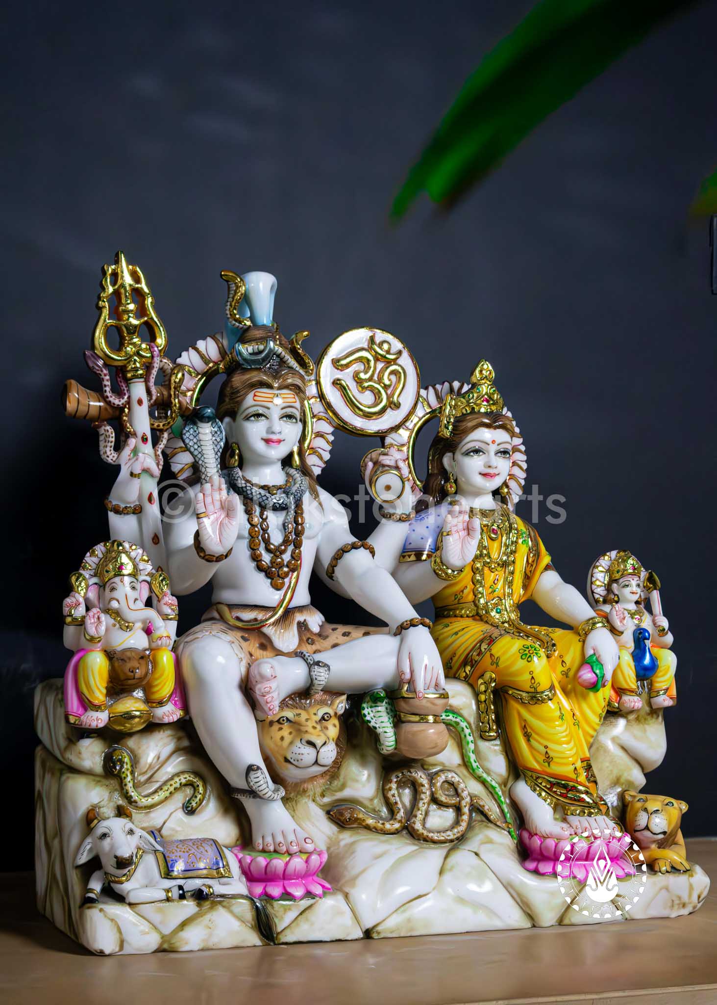 Shiv Parivaar 21" | Swiss White (Imported)