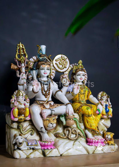 Shiv Parivaar 21" | Swiss White (Imported)