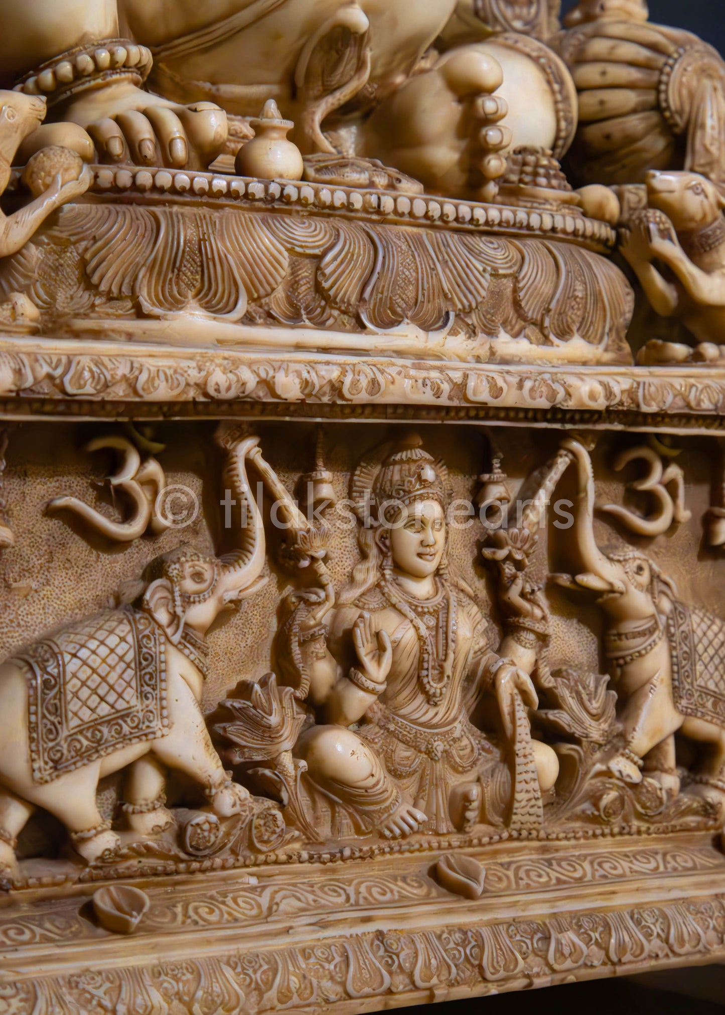 Holy Siddhivinayak Leela 34" | Cultured Marble