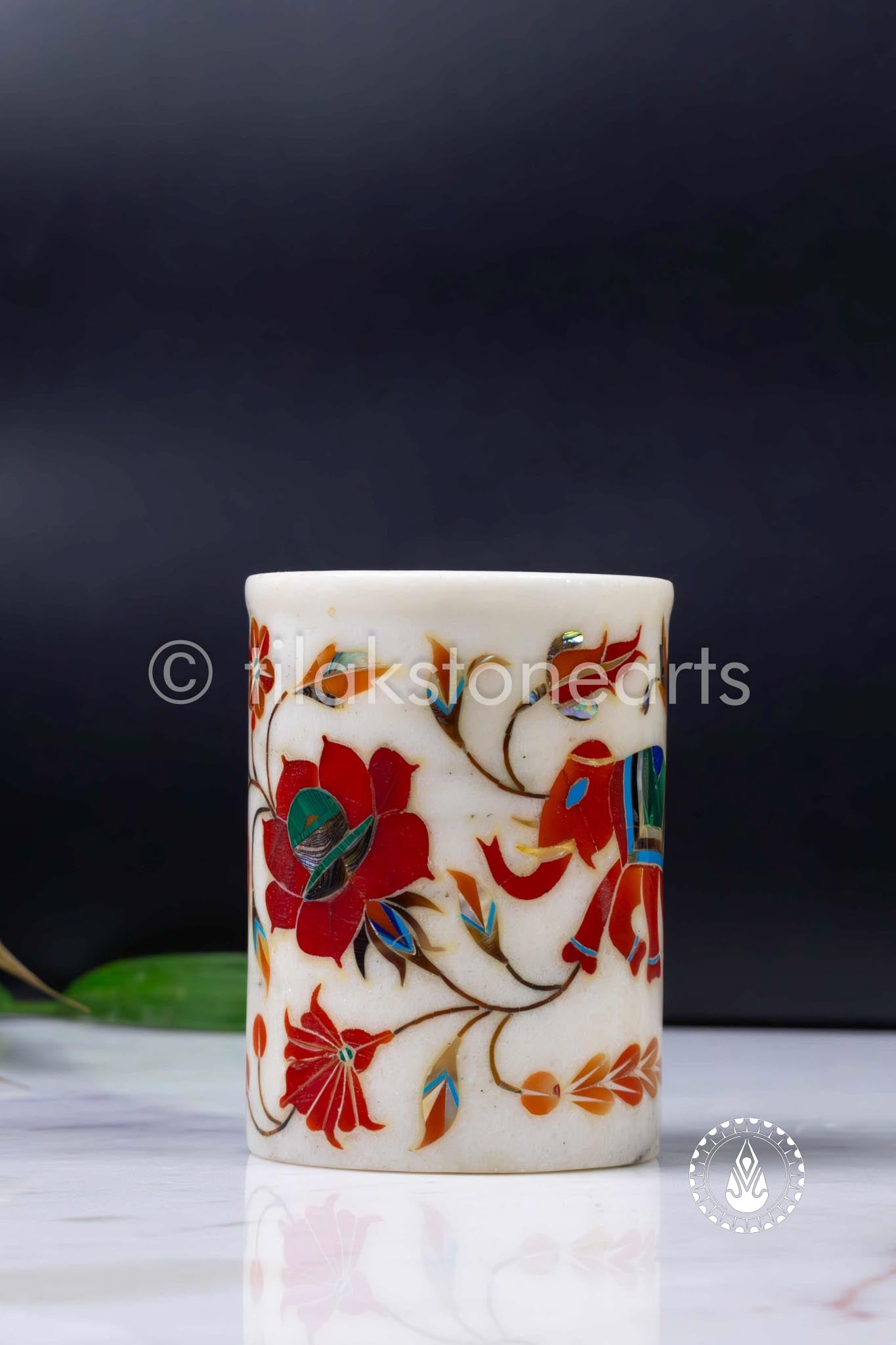 Stone Glass 4" | Inlay Stones