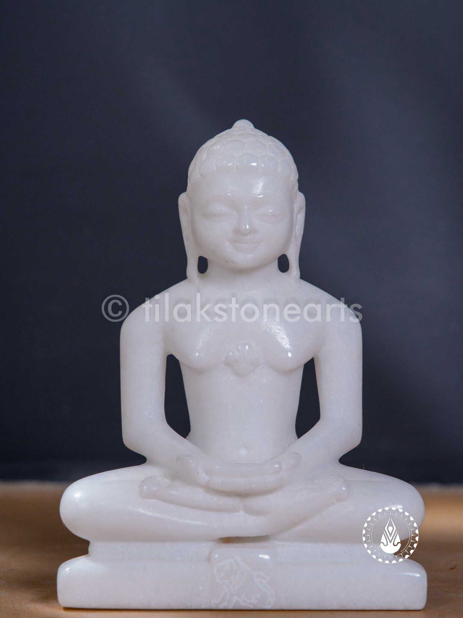 Mahaveer Swami 8" | Swiss White (Imported)