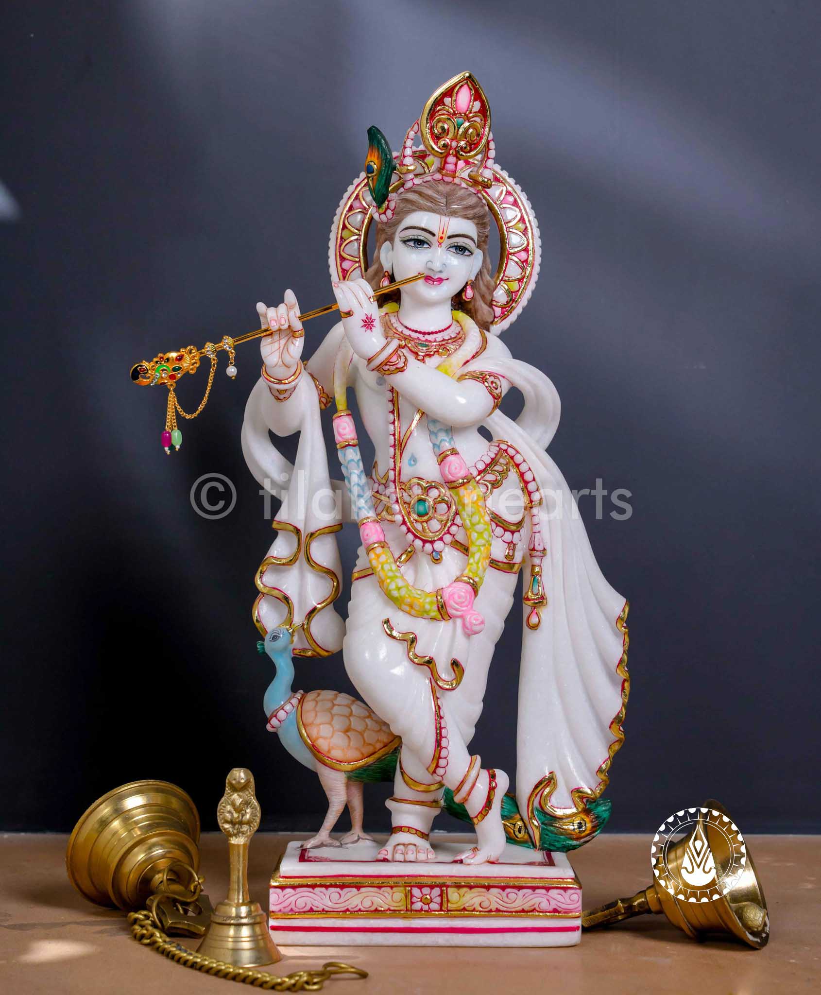 Krishna Ji 18" | Swiss White (Imported)