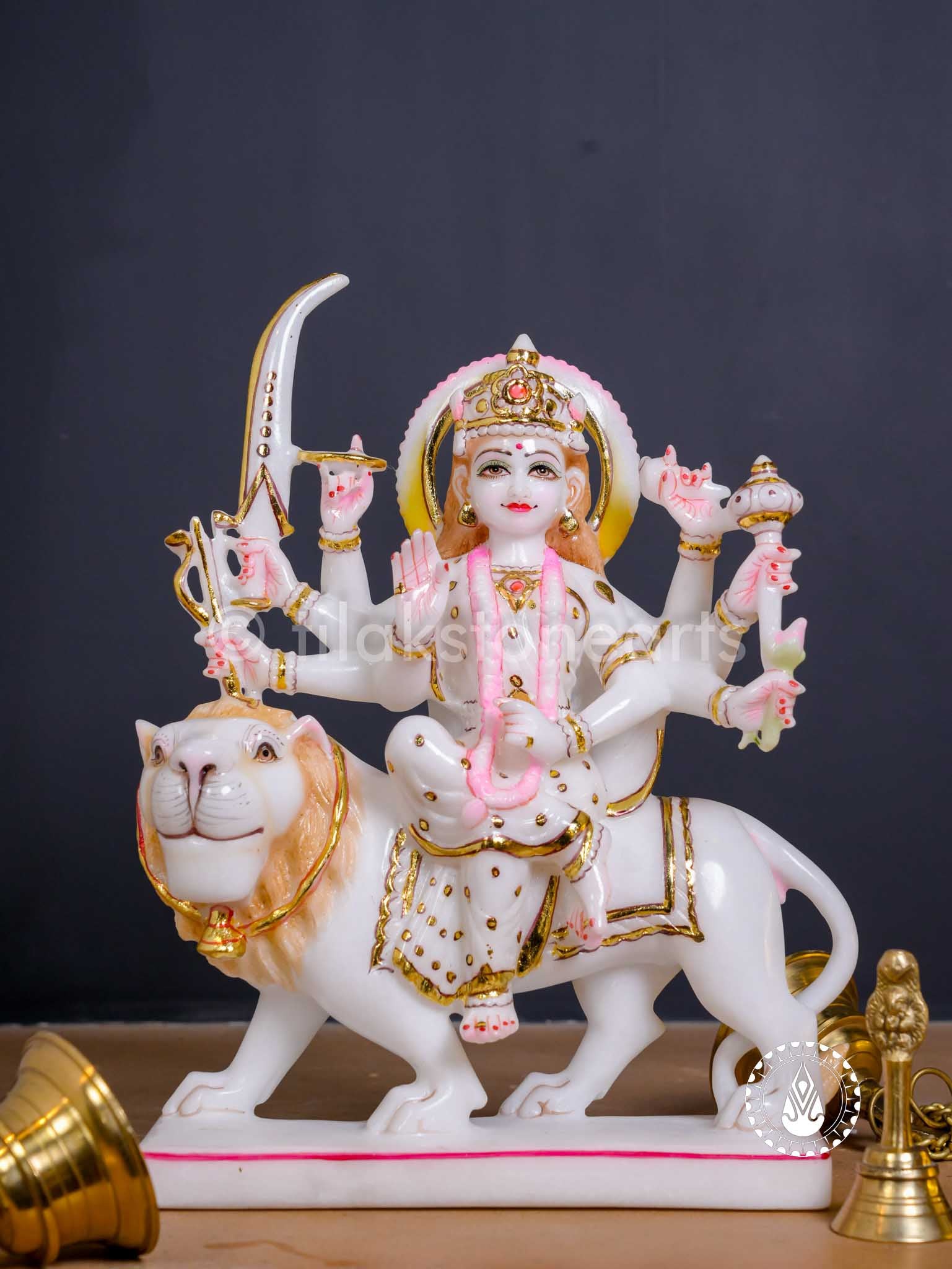 Durga Maa 12" | Swiss White (Imported)